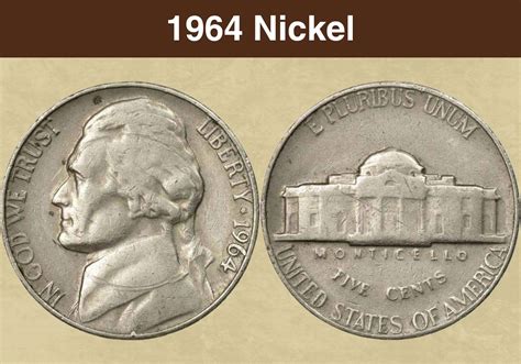 1964 nickel d|1964 nickel worth money.